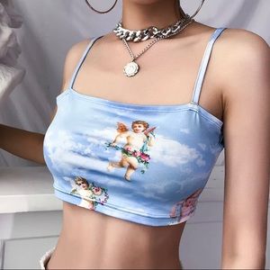 Angel Cami Crop Top 👼